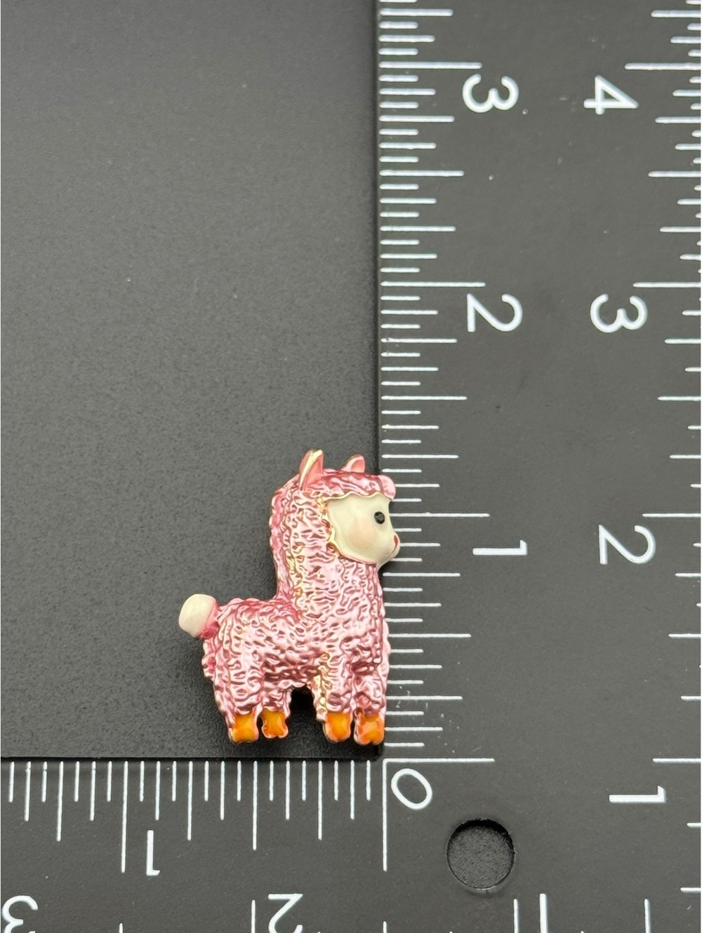 Cute Pink Llama Alpaca Enamel Pin Brooch - Picture 2 of 3